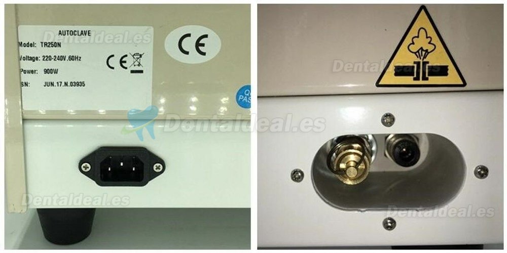 18L Esterilizador Autoclave Dental Esterilizador para odontología TR250N